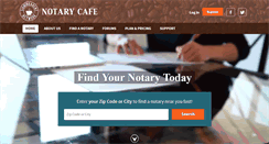 Desktop Screenshot of notarycafe.com